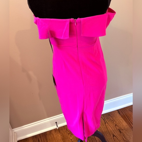 NWT Women’s LULU’S My Favorite Night Pink Off-the-Shoulder Bodycon Dress- Medium - Picture 7 of 10